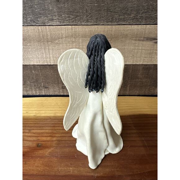 Kneaded Angel With Watering Can 8” Tall - Picture 4 of 5